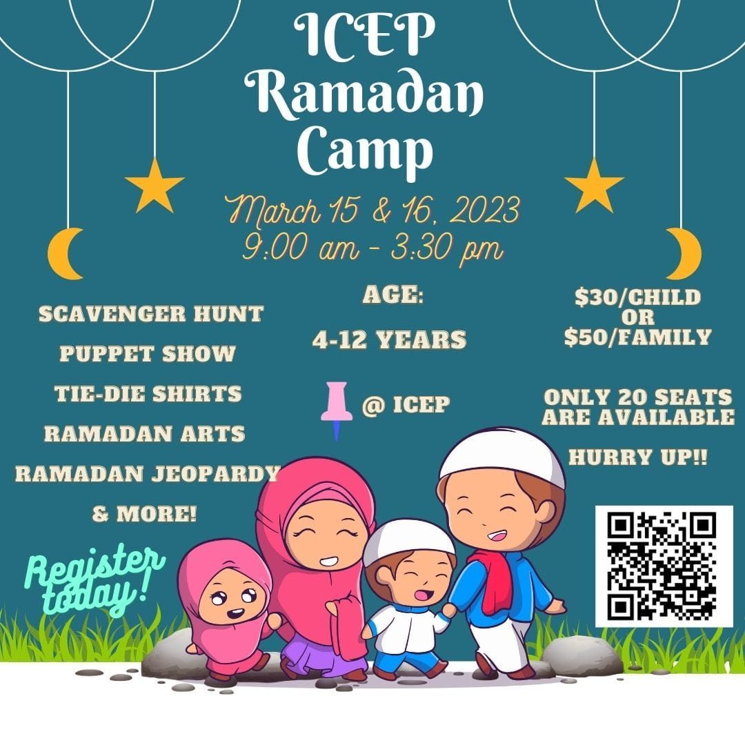 ICEP Ramadan Spring Camp 15 & 16 March