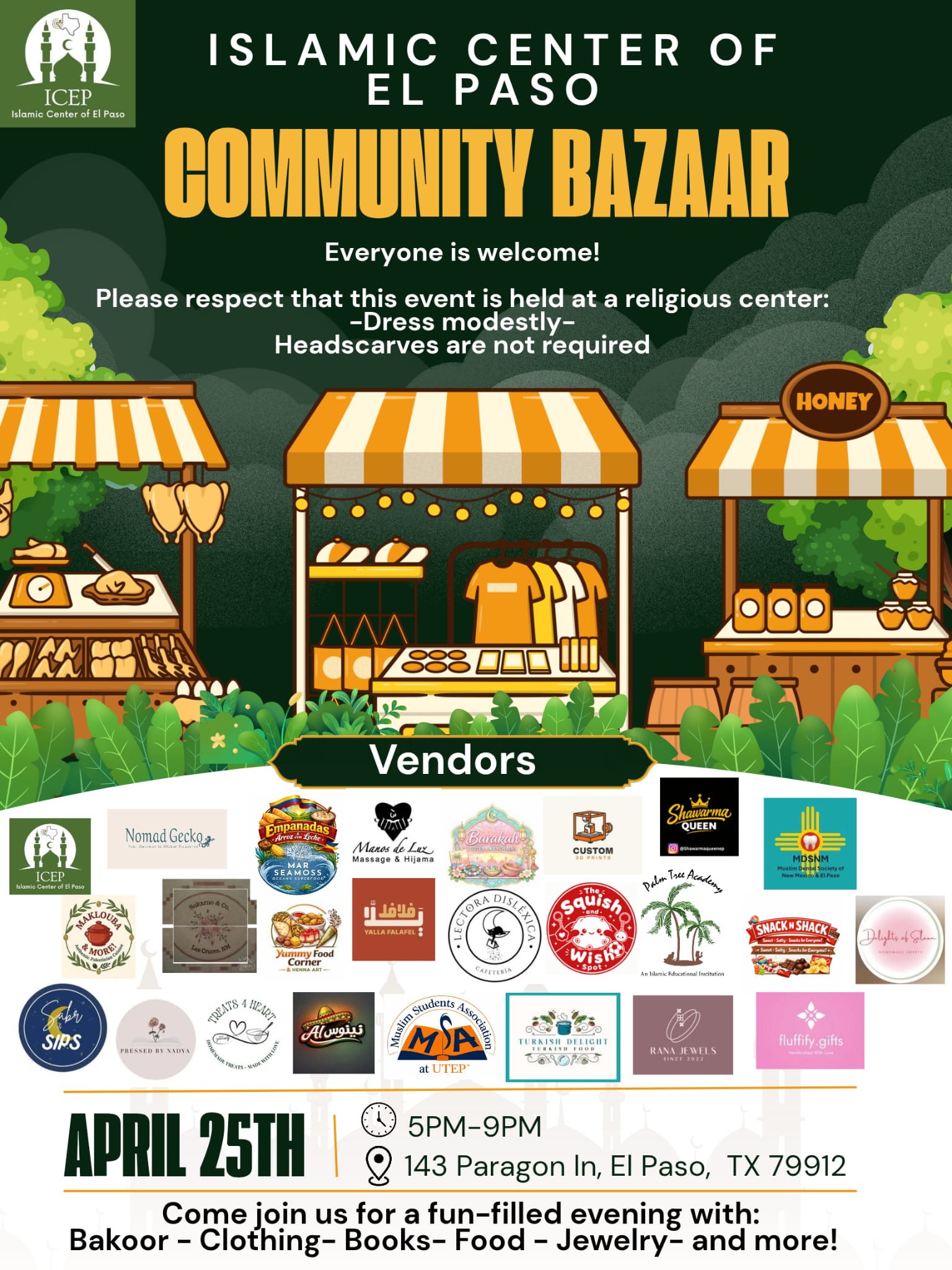 ICEP Community Bazaar April 25th 2026