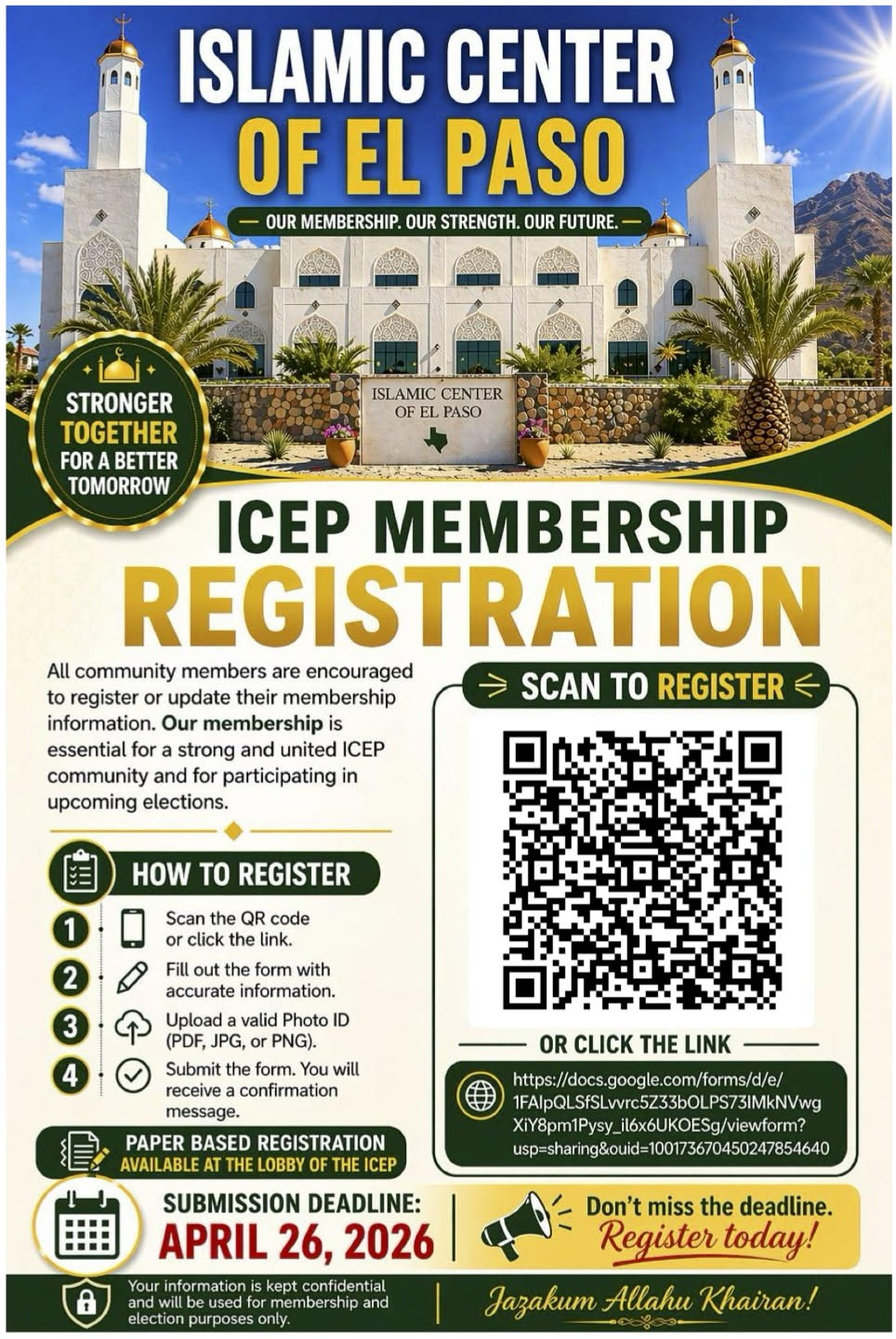 ICEP Membership Registration 2026