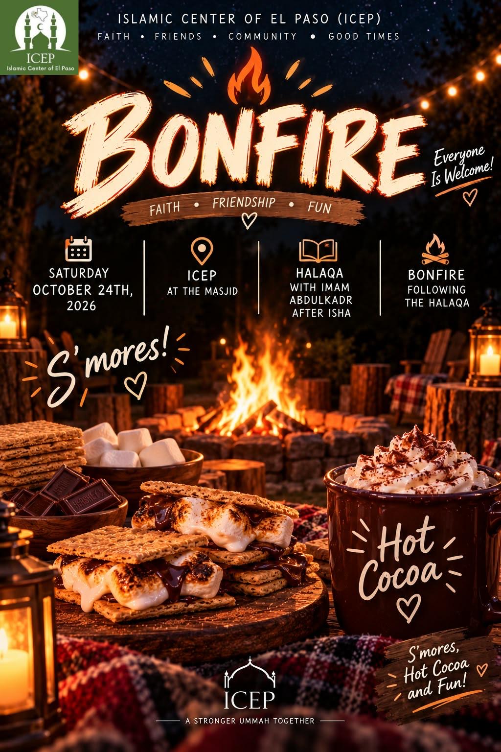 ICEP Bonfire October 24th 2026