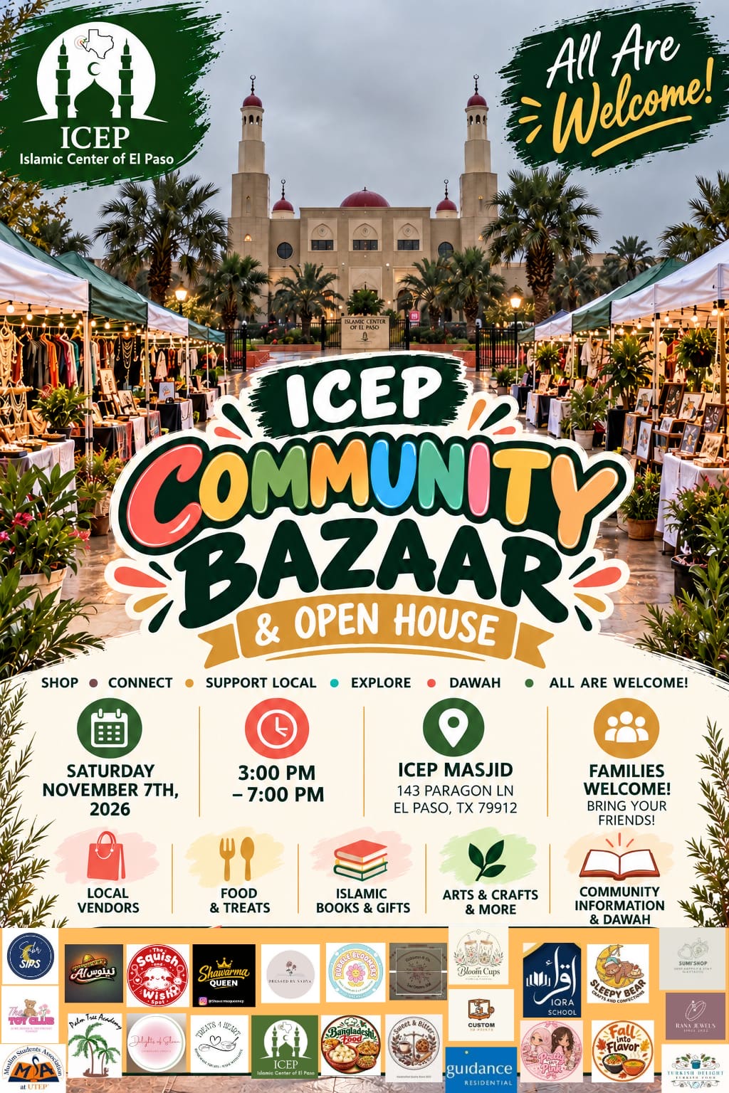 ICEP Community Bazaar November 7th 2026