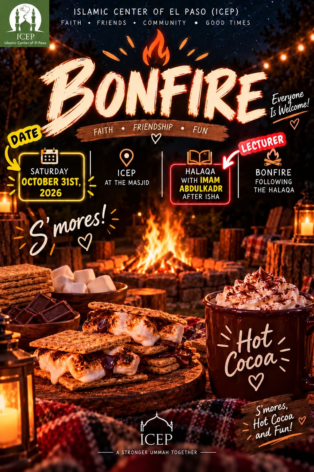 ICEP Bonfire October 31st 2026